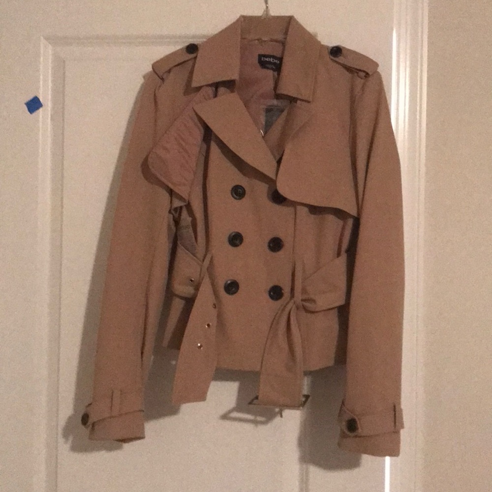 Bebe belted waste jacket